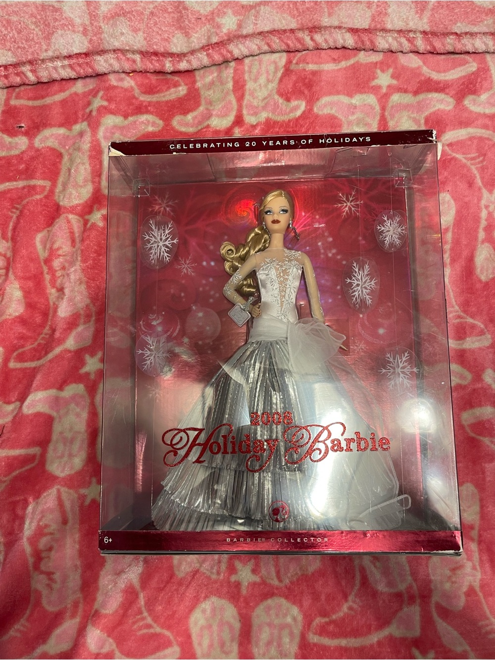 Barbie Silver & White Holiday Gown Doll by Barbie